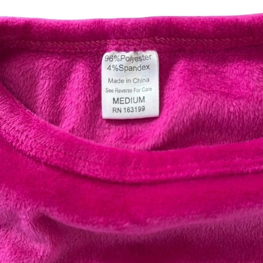Swiftie Youth Fuschia sleeveless velour tank top concert fans Era tour inspired